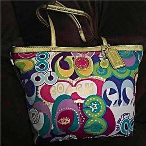 Coach purse and wallet set